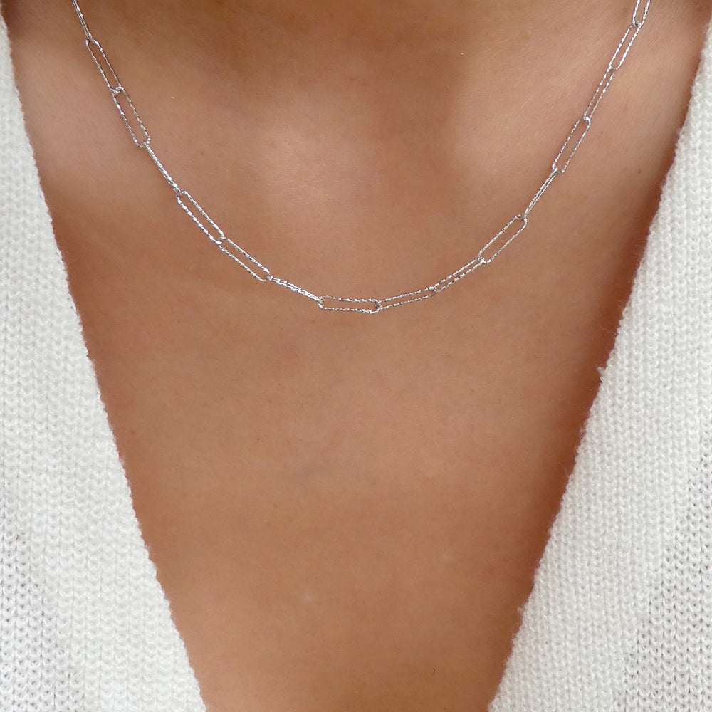 Theresa Link Necklace (Silver)