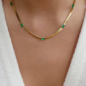 Emerald Emery Necklace