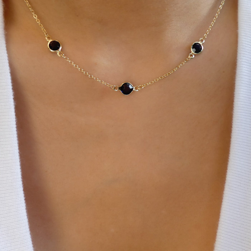 Black Sicily Necklace