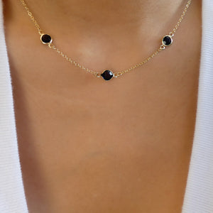 Black Sicily Necklace