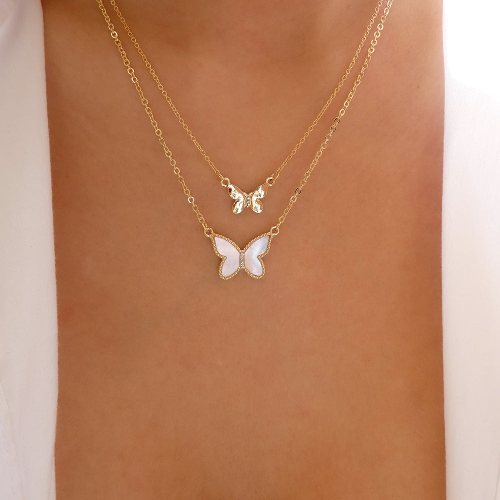 Arah Multi Color Butterfly Necklace Set Acrylic Butterfly Necklace Set For  Women Pendants & Lockets