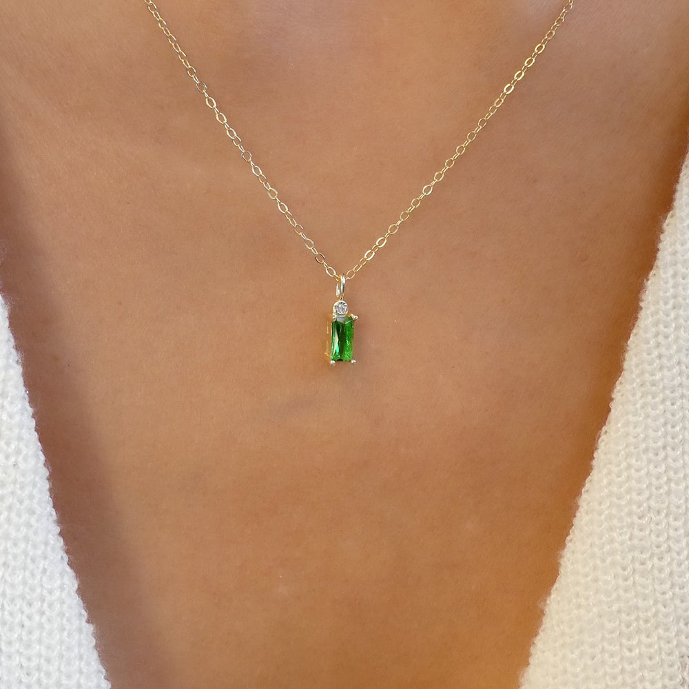 Mini Emerald Necklace
