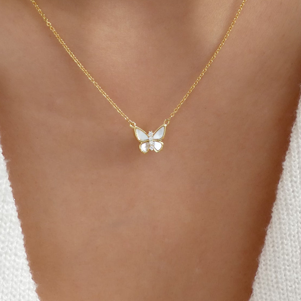 Della Butterfly Necklace