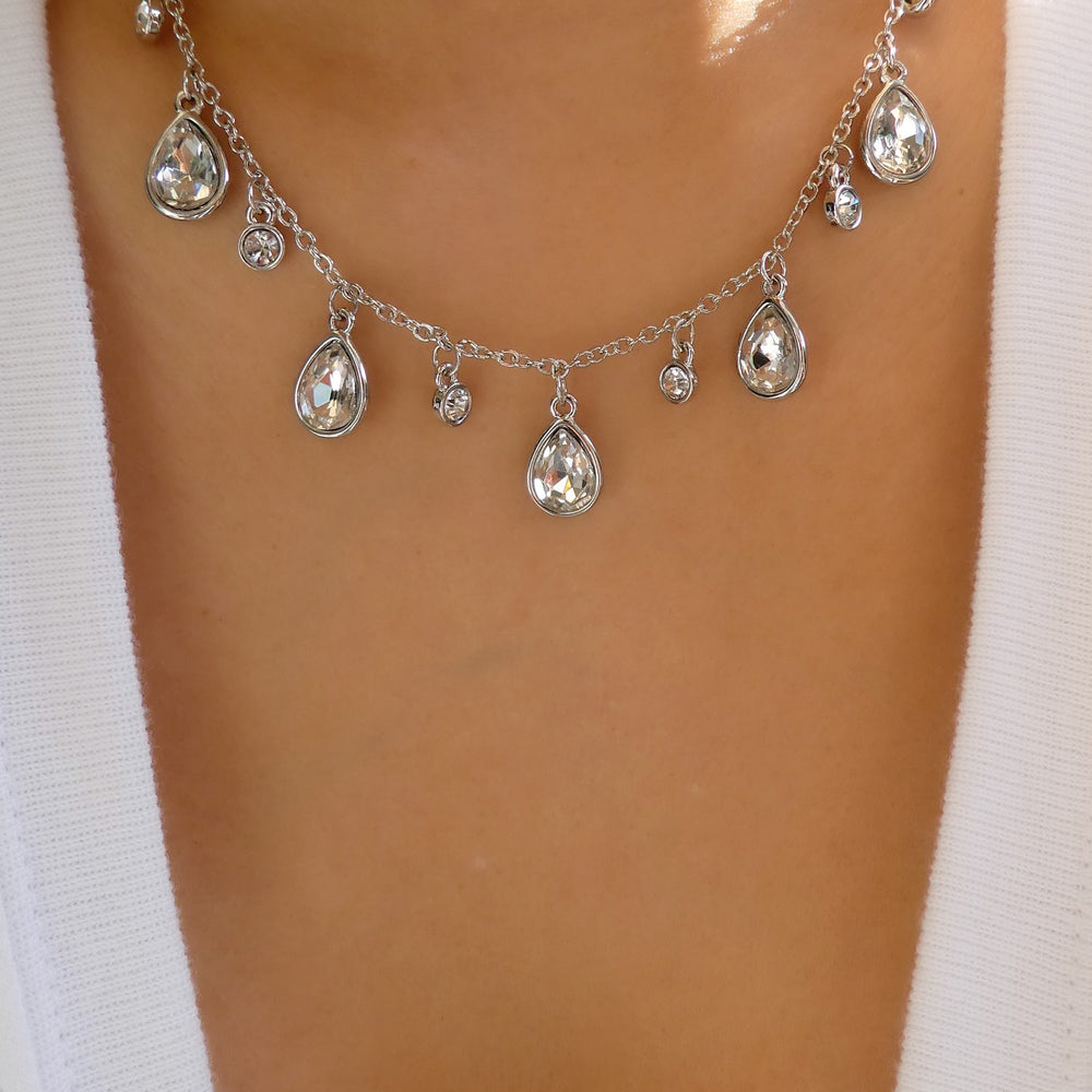Silver Alora Necklace