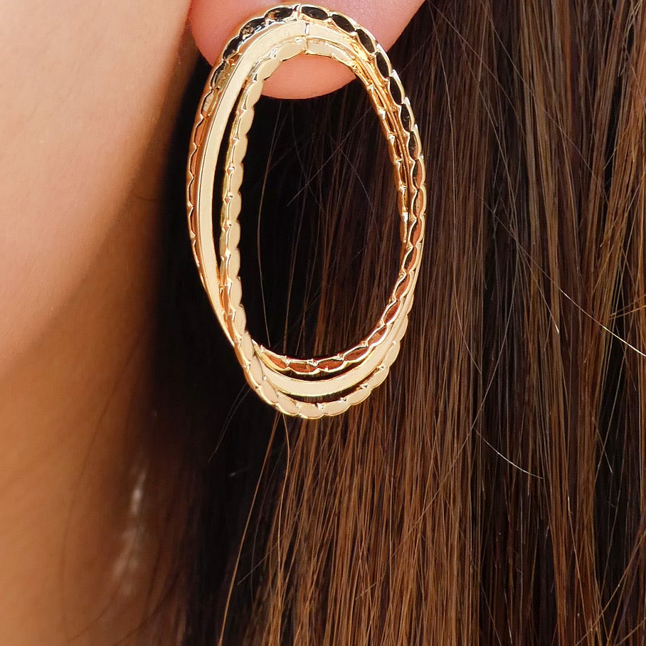 Gold Petra Earrings
