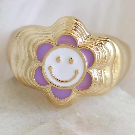 Cyndie Smiley Ring